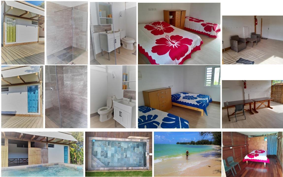 Mara'Ai Le Spot Tubuai, Chambre Triple Deluxe Mahu Sdb Privee Avec Piscine Mataura 外观 照片