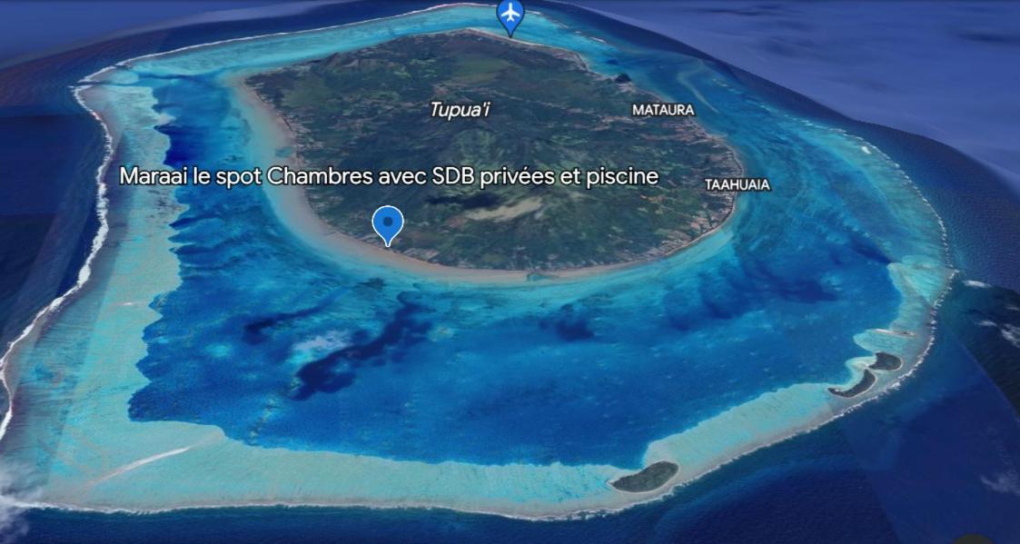 Mara'Ai Le Spot Tubuai, Chambre Triple Deluxe Mahu Sdb Privee Avec Piscine Mataura 外观 照片
